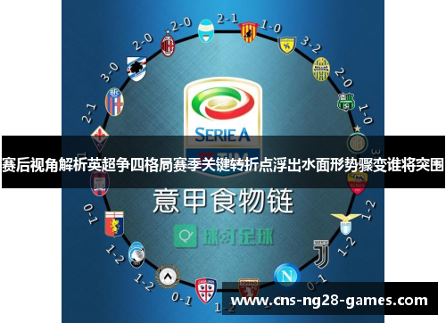 赛后视角解析英超争四格局赛季关键转折点浮出水面形势骤变谁将突围